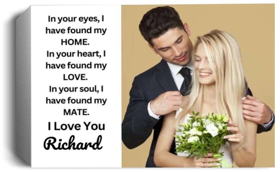 EXPRESS YOUR LOVE WITH THIS CUSTOMIZED CANVAS