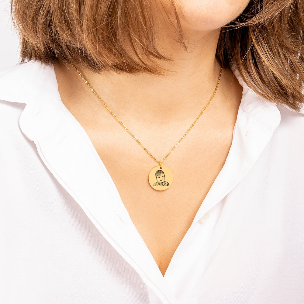 Almost Sold Out - Baby Portrait Necklace