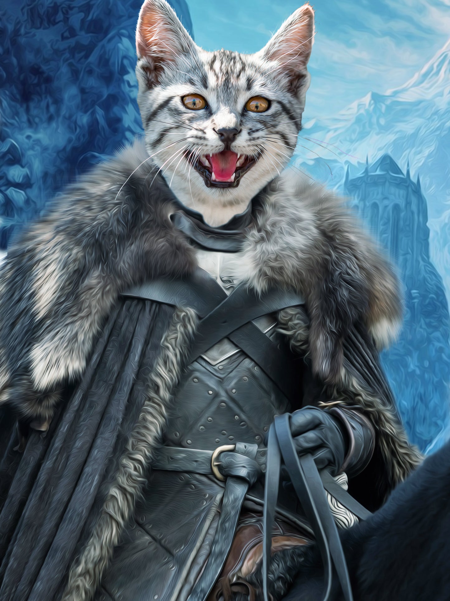 SEE YOUR BELOVED CAT RIDING IN THIS GAME OF PETS CANVAS