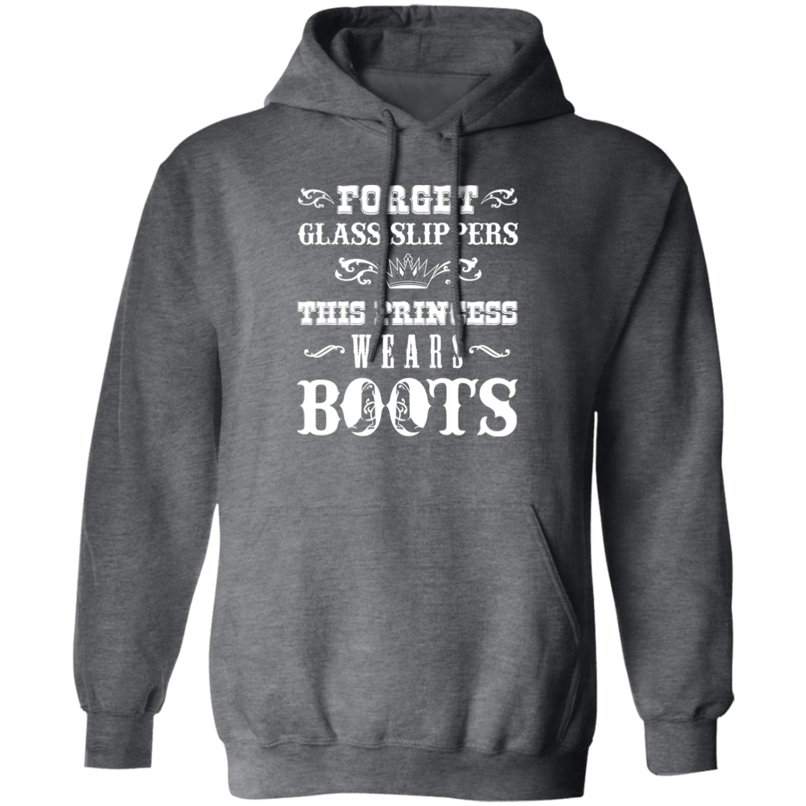 Princess Wears Boots Hoodie