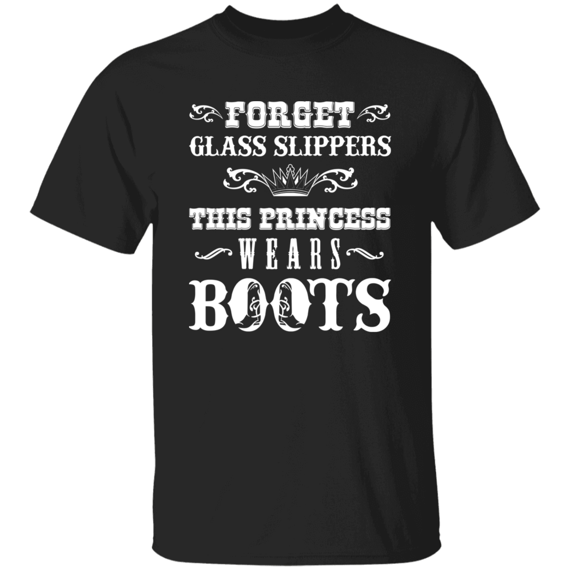 Princess Wears Boots T-Shirt