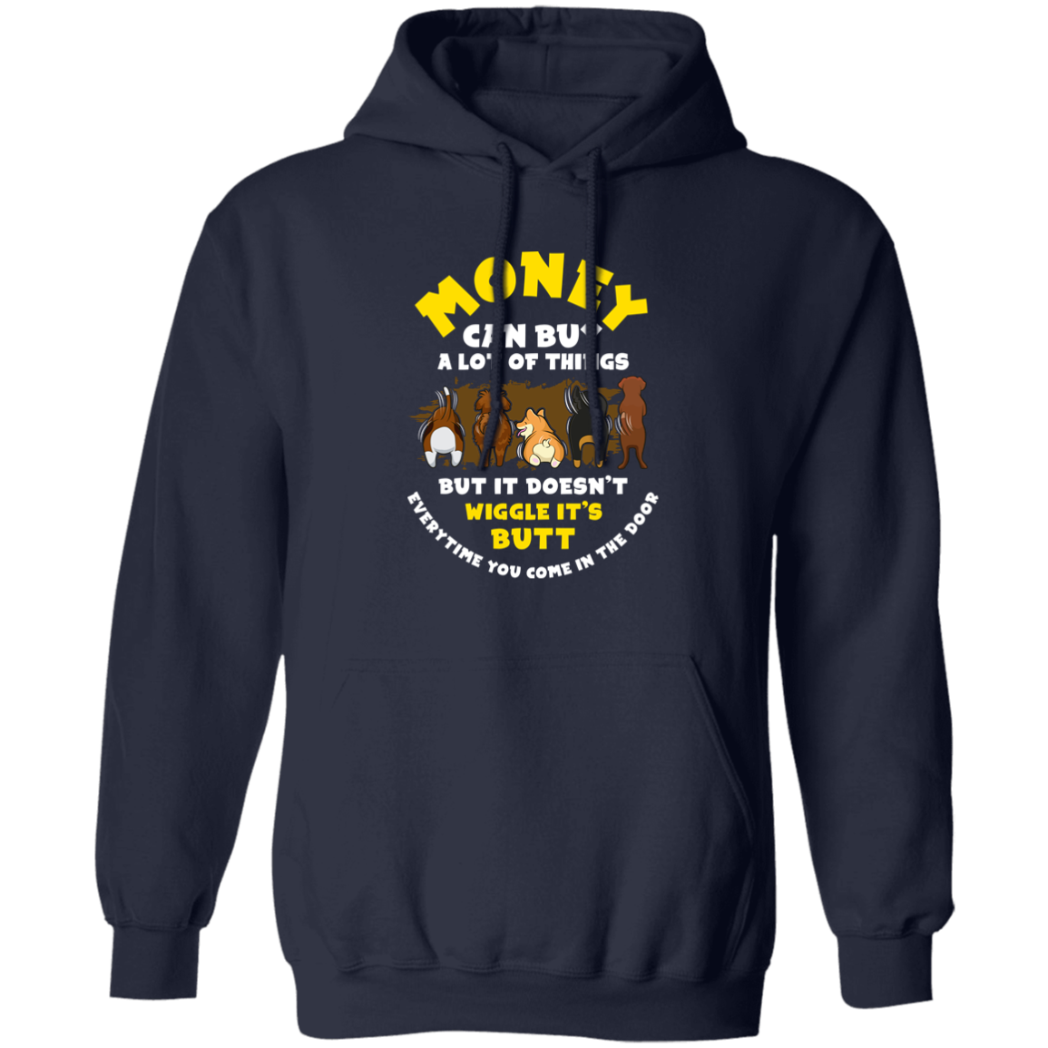 Wiggle Dog Butt Hoodie