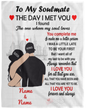 50% OFF SALE - PERSONALIZED TO MY SOULMATE BLANKET - COZY FLEECE/PREMIUM SHERPA BLANKET