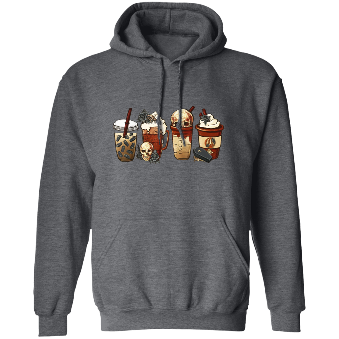 Halloween Coffee Shots Pullover Hoodie