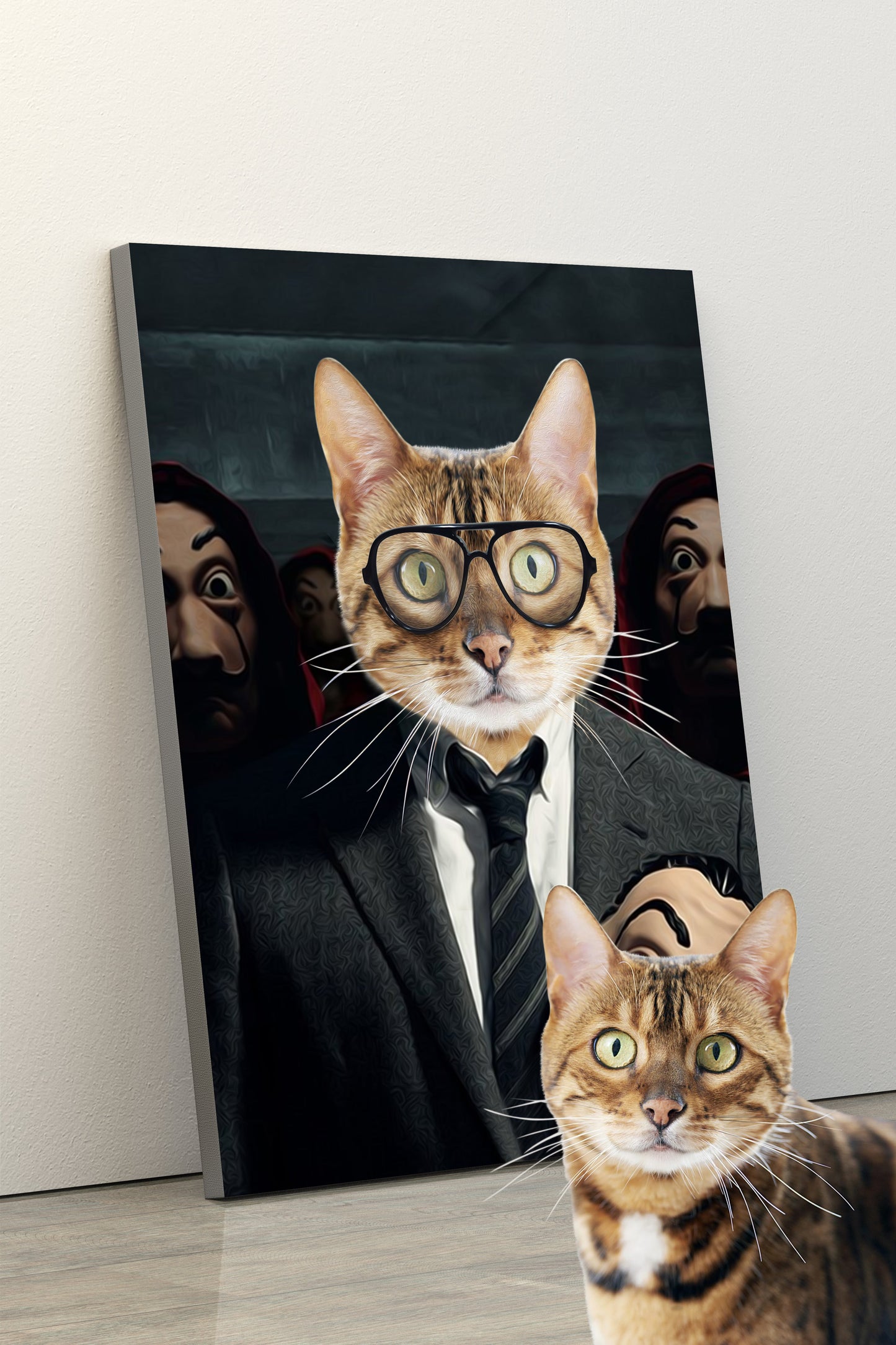SEE YOUR BELOVED PROFESSOR CAT LEAD A HEIST ON CANVAS