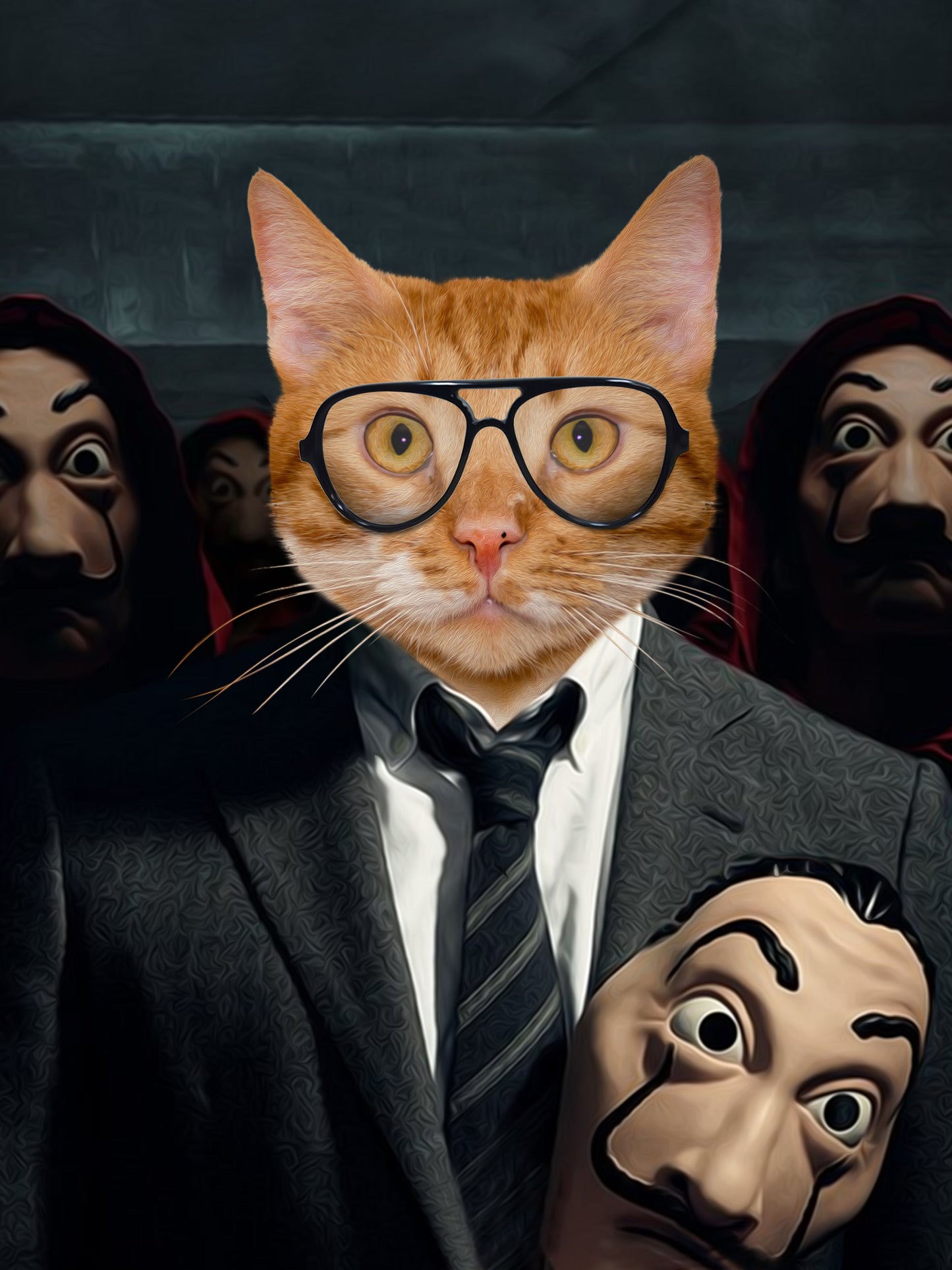 SEE YOUR BELOVED PROFESSOR CAT LEAD A HEIST ON CANVAS