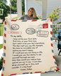 50% OFF SALE - PERSONALIZED TO MY WIFE BLANKET - COZY FLEECE/PREMIUM SHERPA BLANKET
