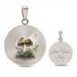 Almost Sold Out - Mushroom Necklace - Circle Luxury Necklace