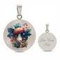 Almost Sold Out - Mushroom Necklace - Circle Luxury Necklace