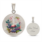 Almost Sold Out - Mushroom Necklace - Circle Luxury Necklace