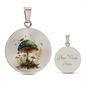 Almost Sold Out - Mushroom Necklace - Circle Luxury Necklace