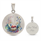 Almost Sold Out - Mushroom Necklace - Circle Luxury Necklace