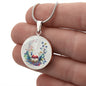 Almost Sold Out - Mushroom Necklace - Circle Luxury Necklace