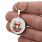 Almost Sold Out - Mushroom Necklace - Circle Luxury Necklace
