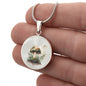 Almost Sold Out - Mushroom Necklace - Circle Luxury Necklace