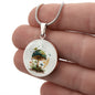 Almost Sold Out - Mushroom Necklace - Circle Luxury Necklace
