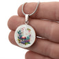 Almost Sold Out - Mushroom Necklace - Circle Luxury Necklace