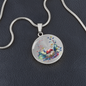 Almost Sold Out - Mushroom Necklace - Circle Luxury Necklace