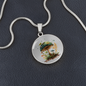 Almost Sold Out - Mushroom Necklace - Circle Luxury Necklace