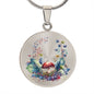 Almost Sold Out - Mushroom Necklace - Circle Luxury Necklace