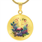 Almost Sold Out - Mushroom Necklace - Circle Luxury Necklace