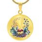 Almost Sold Out - Mushroom Necklace - Circle Luxury Necklace