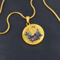 Almost Sold Out - Mushroom Necklace - Circle Luxury Necklace