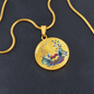 Almost Sold Out - Mushroom Necklace - Circle Luxury Necklace