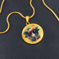 Almost Sold Out - Mushroom Necklace - Circle Luxury Necklace