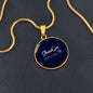 Almost Sold Out - Mushroom Necklace - Circle Luxury Necklace