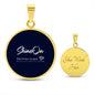 Almost Sold Out - Mushroom Necklace - Circle Luxury Necklace