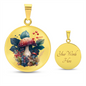 Almost Sold Out - Mushroom Necklace - Circle Luxury Necklace