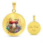Almost Sold Out - Mushroom Necklace - Circle Luxury Necklace