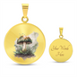 Almost Sold Out - Mushroom Necklace - Circle Luxury Necklace
