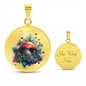 Almost Sold Out - Majestic Mushroom Garden Necklace - Circle Luxury Necklace