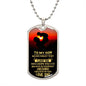 Almost Sold Out - TO MY SON - DOG TAG NECKLACE