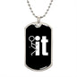 Almost Sold Out - F-IT - DOG TAG NECKLACE