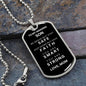 Almost Sold Out - TO MY SON - DOG TAG NECKLACE