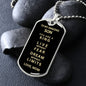 Almost Sold Out - TO MY SON - DOG TAG NECKLACE