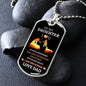 Almost Sold Out - TO MY DAUGHTER - DOG TAG NECKLACE