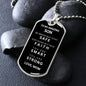Almost Sold Out - TO MY SON - DOG TAG NECKLACE