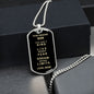 Almost Sold Out - TO MY SON - DOG TAG NECKLACE