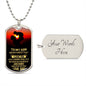 Almost Sold Out - TO MY SON - DOG TAG NECKLACE