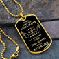 Almost Sold Out - TO MY BEAUTIFUL SOULMATE - DOG TAG NECKLACE