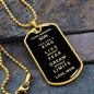 Almost Sold Out - TO MY SON - DOG TAG NECKLACE