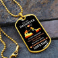 Almost Sold Out - TO MY DAUGHTER - DOG TAG NECKLACE