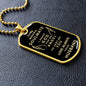 Almost Sold Out - TO MY BEAUTIFUL SOULMATE - DOG TAG NECKLACE