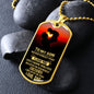 Almost Sold Out - TO MY SON - DOG TAG NECKLACE