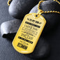 Almost Sold Out - TO MY SON - DOG TAG NECKLACE