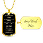 Almost Sold Out - TO MY SON - DOG TAG NECKLACE